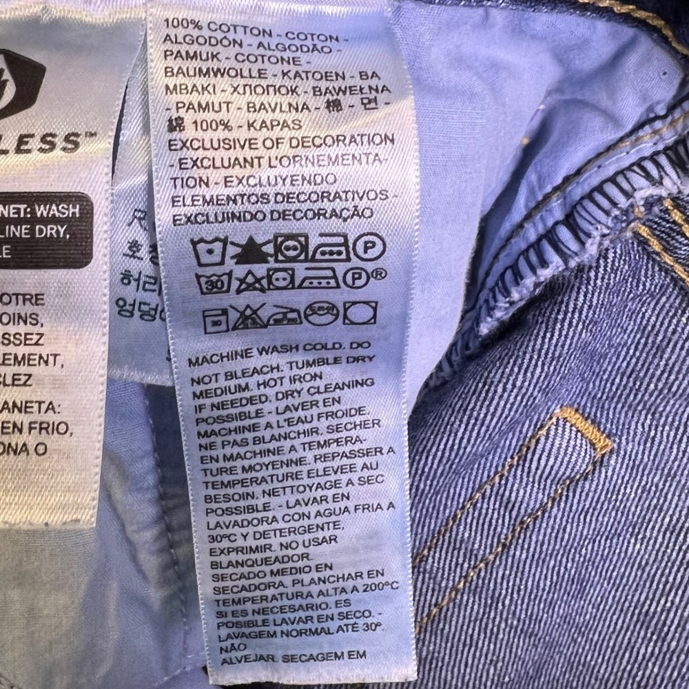 Levis Premium Jeans Mens 32x30 Baggy Dad Wide Leg Dark Wash Relaxed Fits36x30 - Picture 14 of 16
